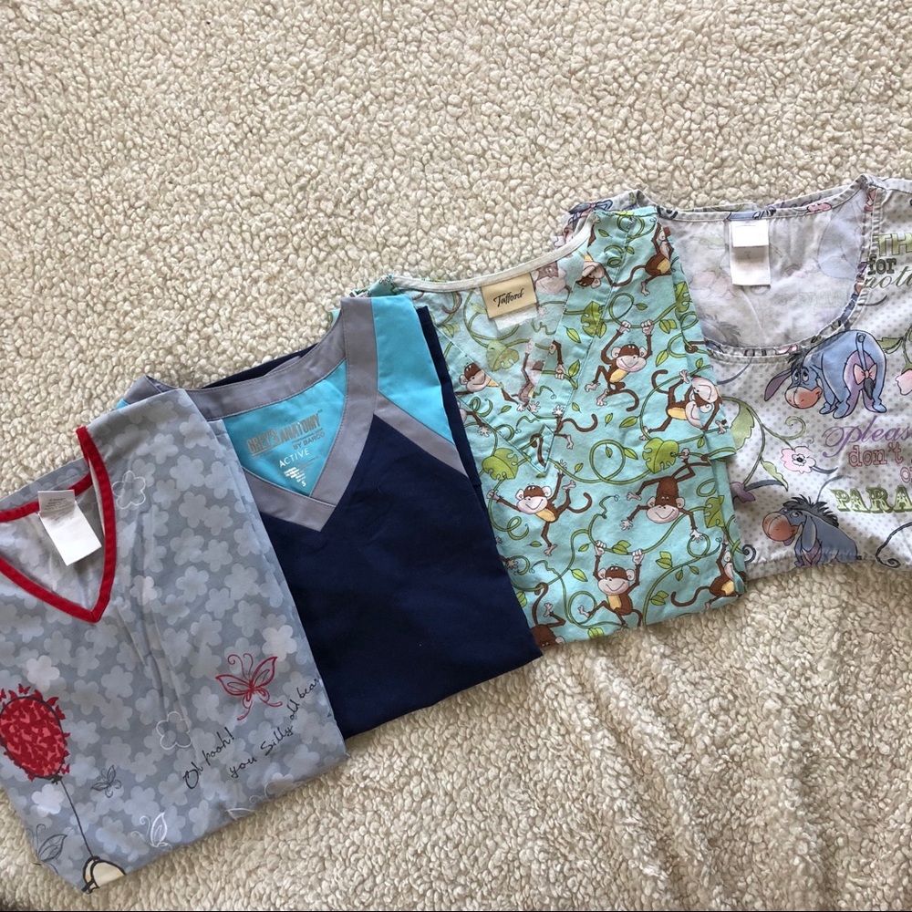 Small Scrub Tops